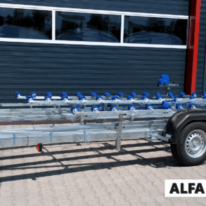 ALFA-T Marine 46025HG.300A*4 Jet Ski, 8,00 x 2,50m, LED2, kéttengelyes, 2,5x8,0m, 3000kg, fékezett, görgős, csónakszállító