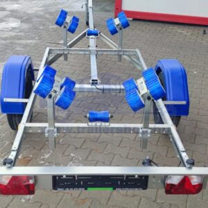ALFA Marine 15515HG.55A*Neo 5,5x1,49m, 550kg, fék nélküli, görgős, csónakszállító max. 4,9m hajóig