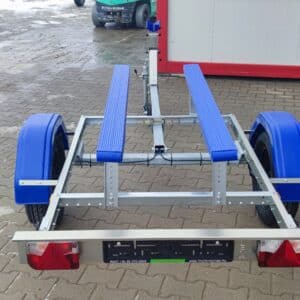 ALFA Marine 13115HP.45A*Neo egytengelyes, 3,1x1,49m, 450kg, fék nélküli, párnafás, csónakszállító max. 2,5m hajóig