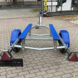 ALFA Marine 14315HP.55A* Jet Ski Egytengelyes, 4,25(4,45) x 1,48m, 550kg, fék nélküli, párnafás, Jet Ski, Csónakszállító, max. 3,65m hajóig