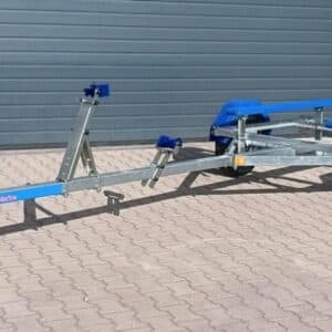 ALFA Marine 15118HP.45A*Neo egytengelyes, 5,1x1,82m, 450kg, fék nélküli, párnafás, csónakszállító max. 4,5m hajóig