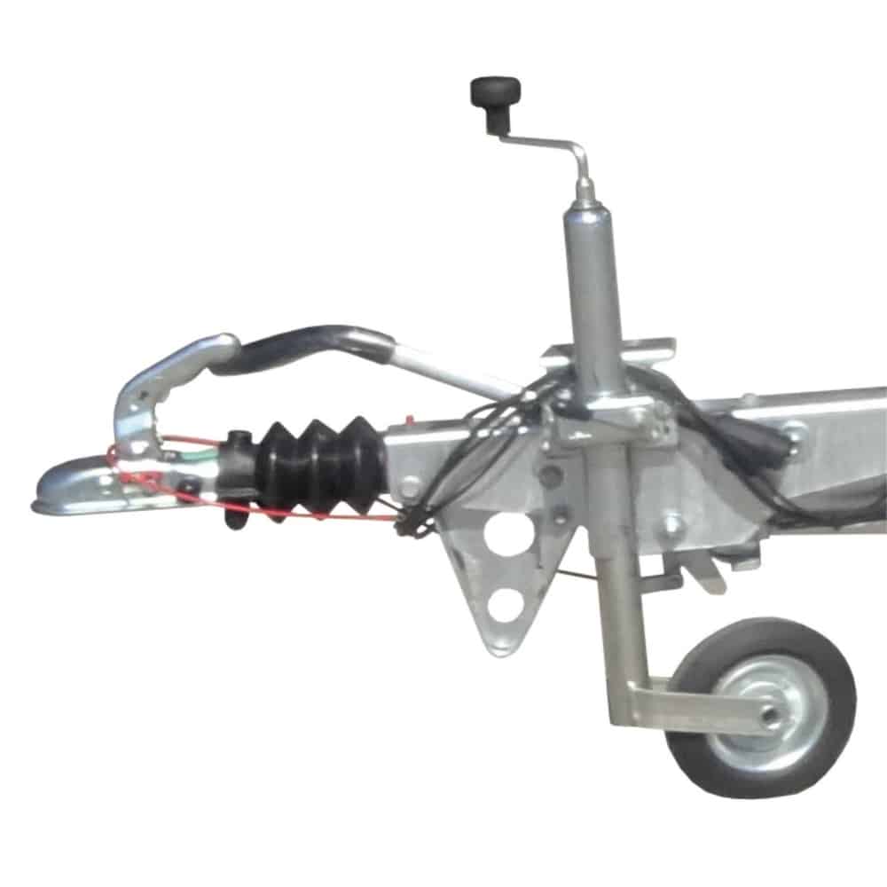 ALFA-B Marine 27525HG.150A* Egytengelyes, 7,52(8,52)x2,45m, 1500kg, fékezett, görgős, csónakszállító, hajószállító, max. 7,5m hajóig - Image 9