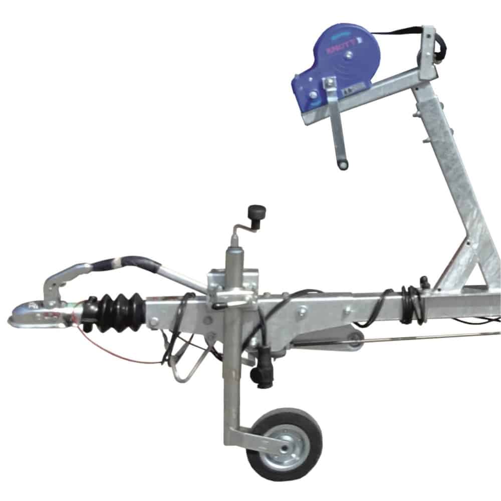 ALFA-B Marine 26325HG.150A* Egytengelyes, 6,34(7,34)x2,45m, 1500kg, fékezett, görgős, csónakszállító, hajószállító, max. 6,3m hajóig - Image 16