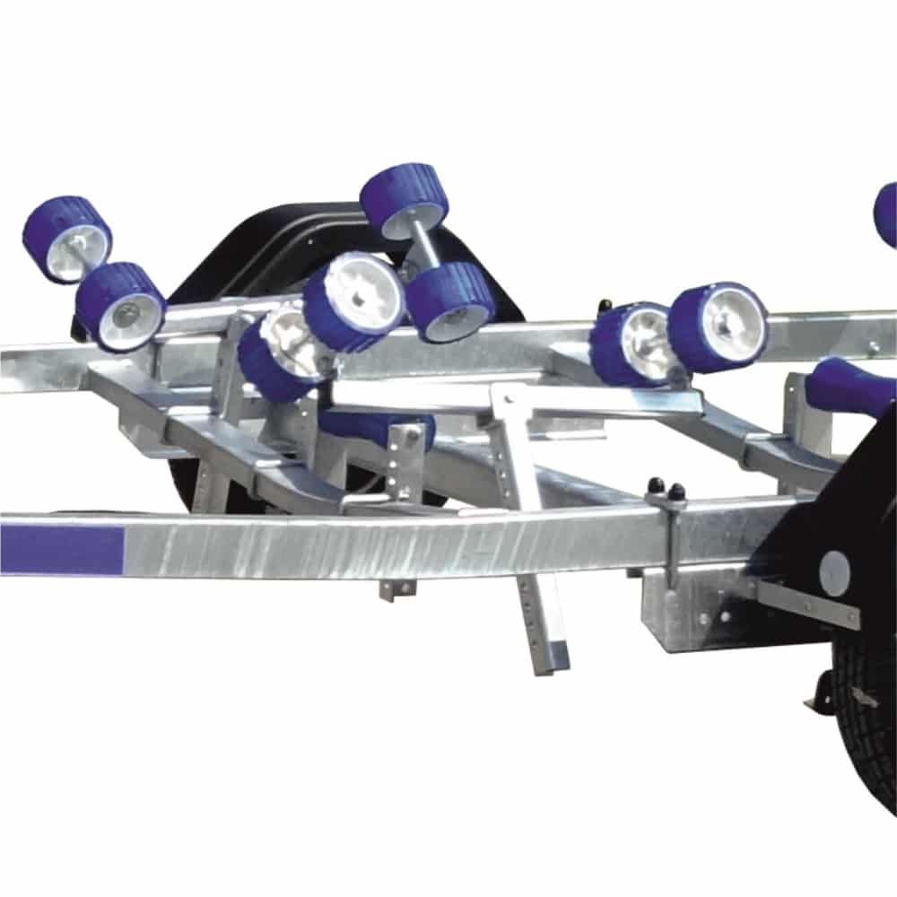 ALFA-B Marine 26325HG.180A* Egytengelyes, 6,34(7,34)x2,45m, 1800kg, fékezett, görgős, csónakszállító, hajószállító, max. 6,3m hajóig - Image 28