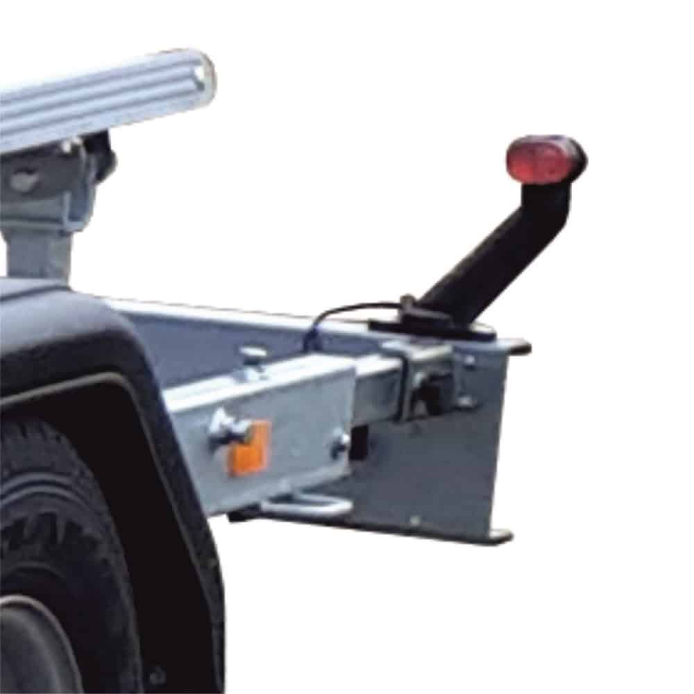 ALFA-B Marine 27525HP.150A* Egytengelyes, 7,52(8,52)x2,45m, 1500kg, fékezett, párnafás, csónakszállító, hajószállító, max. 7,5m hajóig - Image 7