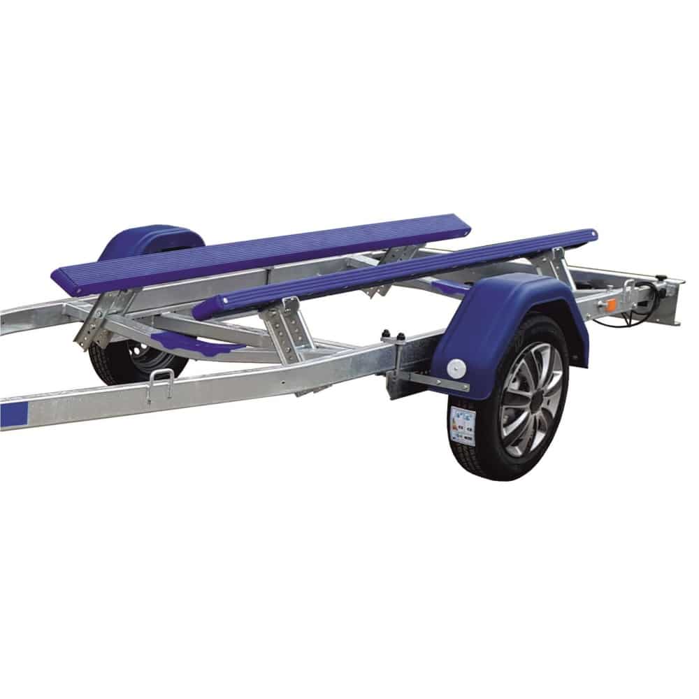 ALFA Marine 15916HP.75A* egytengelyes, 5,9(6,3)x1,55m, 750kg, fék nélküli, párnafás, csónakszállító, hajószállító, max. 5,5m hajóig - Image 4