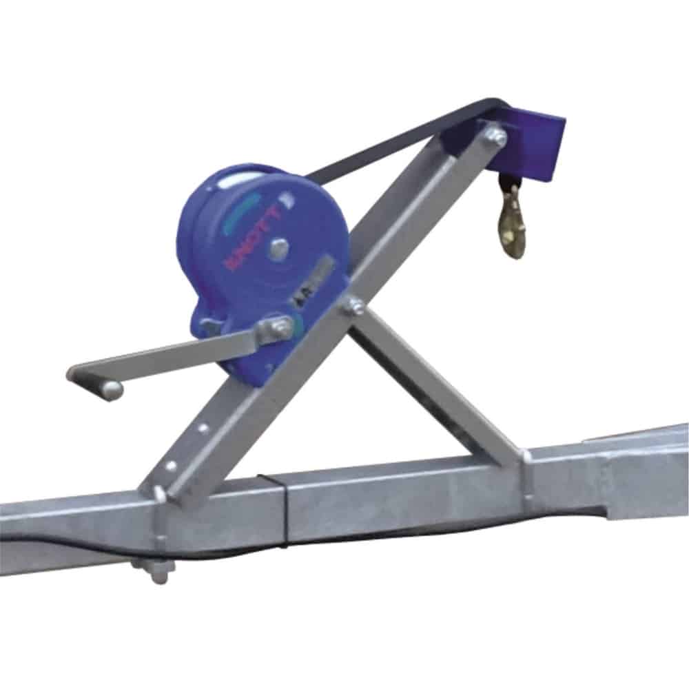 ALFA Marine 15916HG.75A egytengelyes, 5,9(6,3)x1,55m, 750kg, fék nélküli, görgős, csónakszállító, hajószállító, max. 5,5m hajóig - Image 5