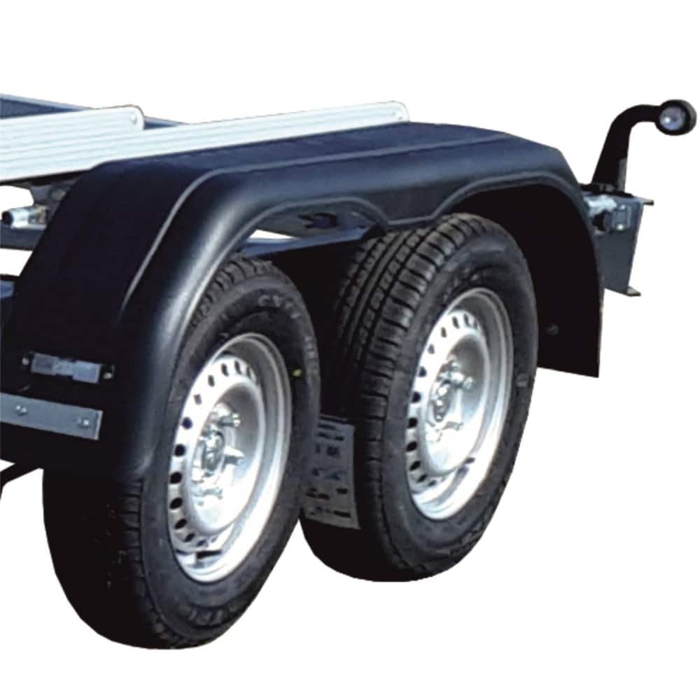 ALFA-T Marine 46325HP.200A* kéttengelyes, 6,34(7,34)x2,45m, 2000kg, fékezett, párnafás, csónakszállító, hajószállító, max. 6,3m hajóig - Image 5