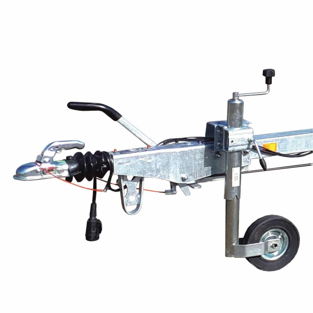 ALFA-T Marine 46325HP.200A* kéttengelyes, 6,34(7,34)x2,45m, 2000kg, fékezett, párnafás, csónakszállító, hajószállító, max. 6,3m hajóig - Image 6