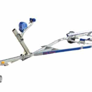 ALFA Marine 14716HP.75S egytengelyes, 4,50x1,58m, 750kg, fék nélküli, párnafás, sólyakocsi, max 4,25m hajóig