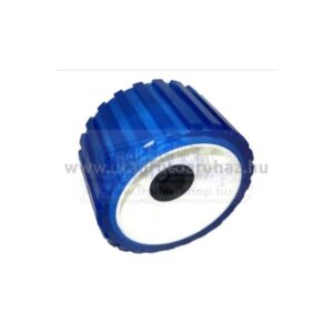 Bordás kerék, 5", 125x75mm, 22mm átmérő, kék