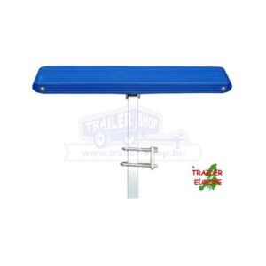 Párnafás támasz, 600x100x50mm,tekerős, 150mm-ra kitolható, kék, kötőelemekkel, kpl.