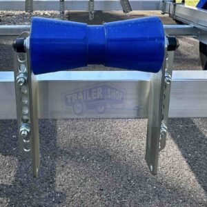 Vezető görgő 194mm hosszú, 20mm tengelyen, kötőelemekkel, kpl.