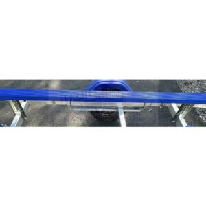 Műanyag párnafaborító, 98x43 L=1500 kék F0266